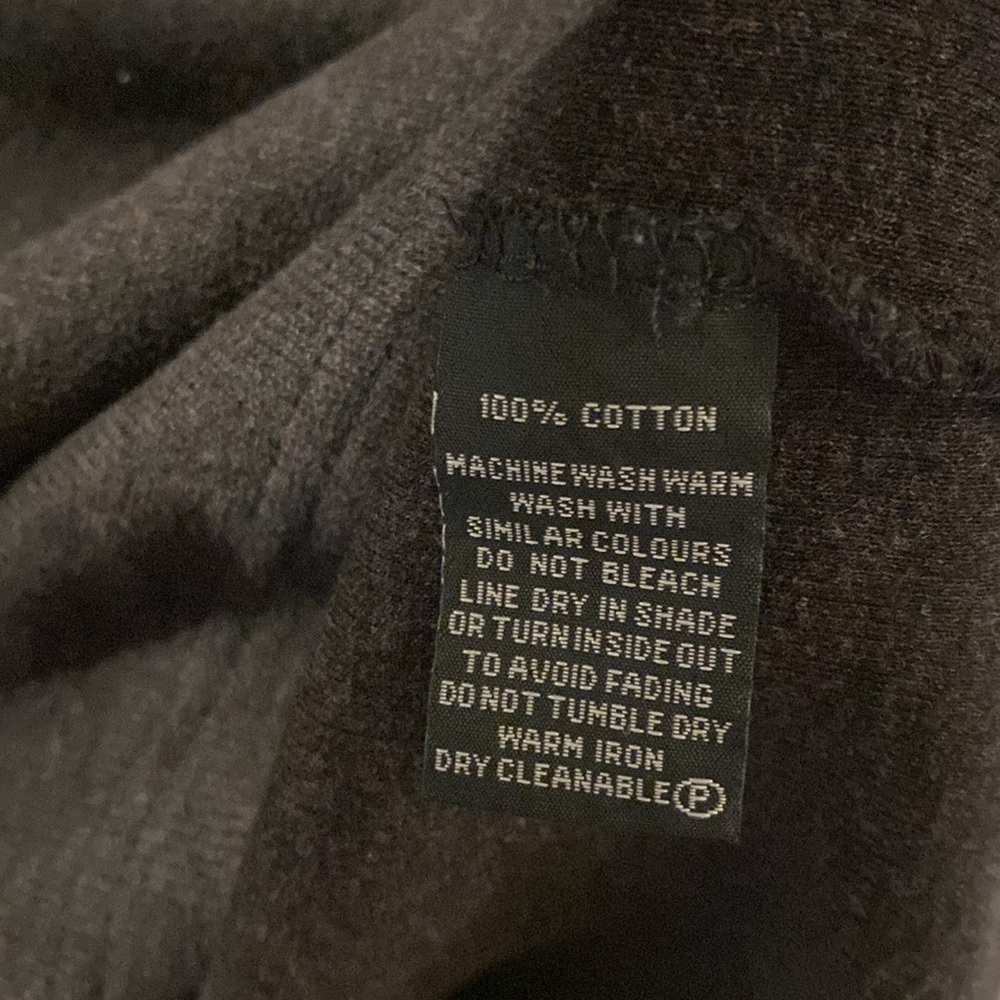 Rodd & Gunn mens XL gray 100% cotton dark gray quarter zip - great condition - Picture 4 of 6